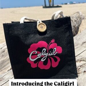 Black and Pink Tote Bag